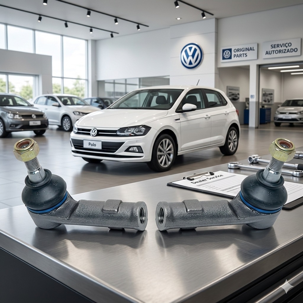 Par Terminais Direção Volkswagen Polo 2003 A 2014 — imagem 2 de 2