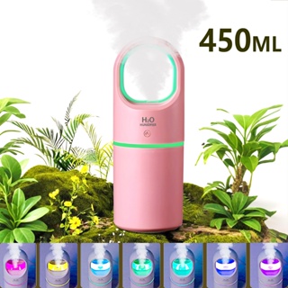 Umidificador De Ar E Aromatizador Ambiente Difusor Usb Purificador Ultrassônico Portátil 450ML 016 em Oferta na Shopee