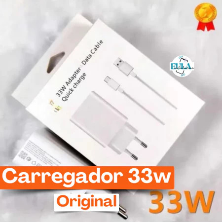Kit Com 10 Carregadores para smartphones Cabo (V8 ou Tipo C) e Fonte 33w Turbo ML6658 - LE405