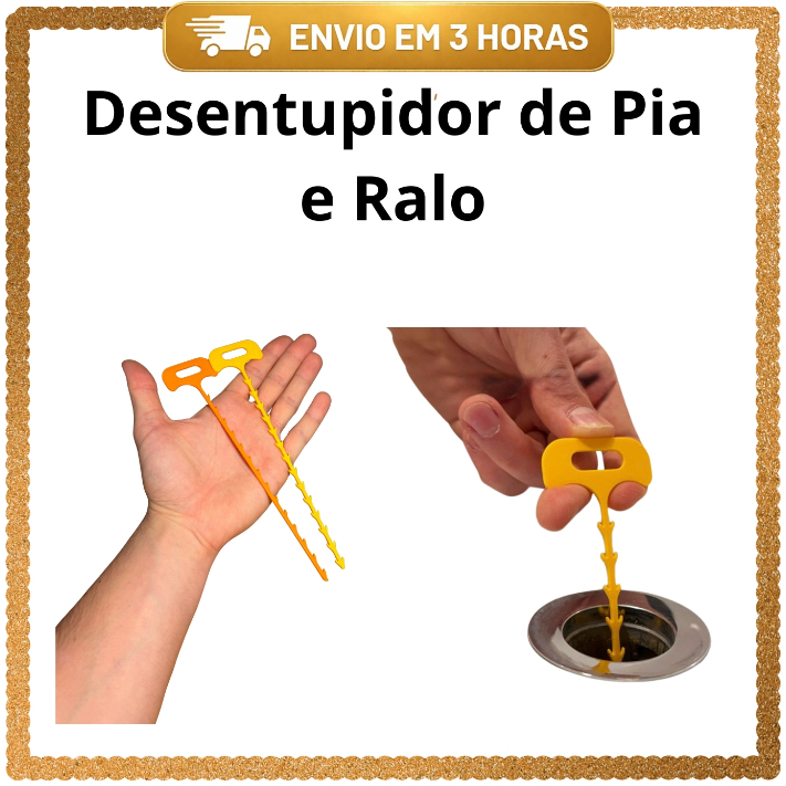 Desentupidor de Pia e Ralo Auxilia na Limpeza para louças e Banheiros facilidade e Utilidade