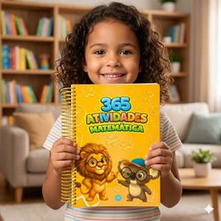 365 Atividades Matemática + 300 Atividades matematicas infantil Espiral em Oferta na Shopee