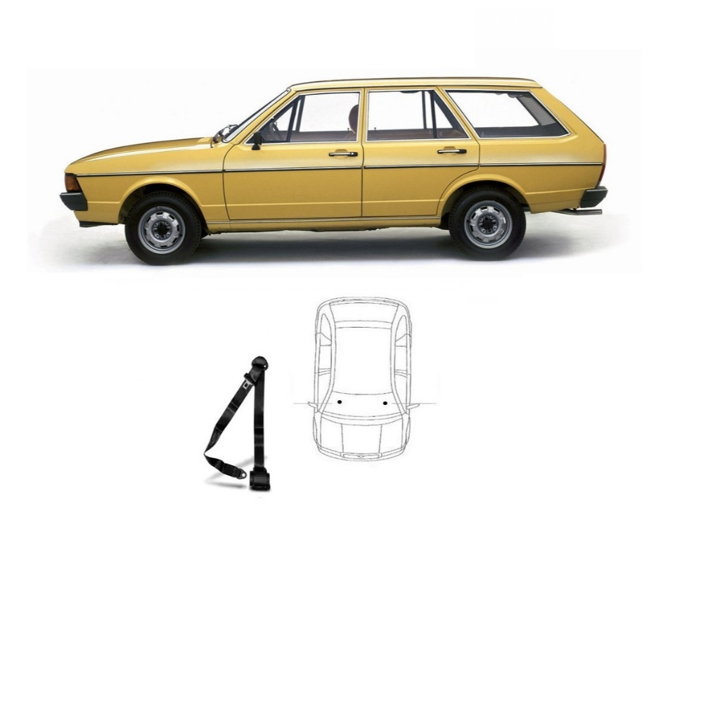 CINTO SEGURANÇA DIANTEIRO RETRATIL 3 PONTOS VOLKSWAGEN BRASILIA