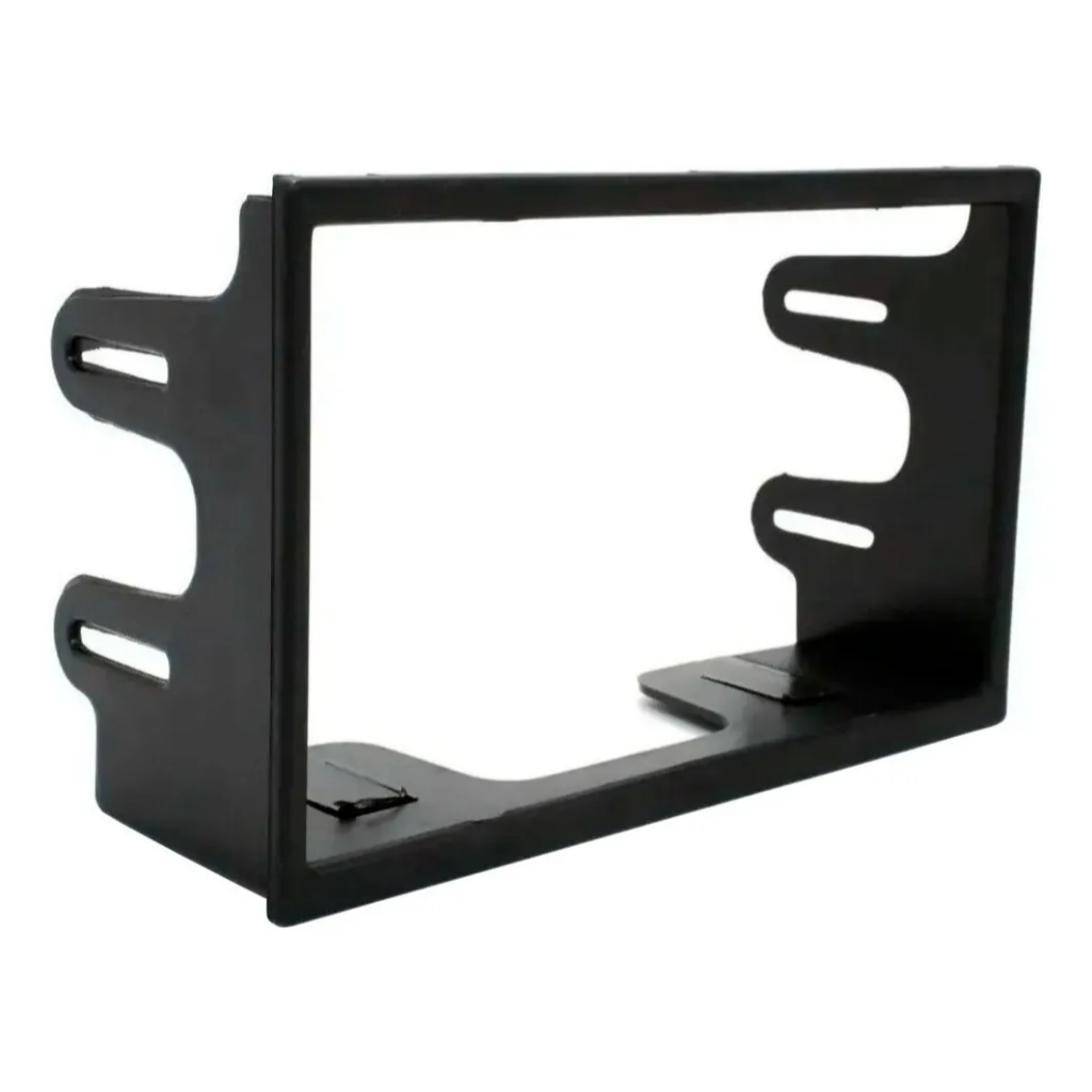 Moldura Dvd 2din Polo Golf Ecosport Fiesta Bora Passat Preto