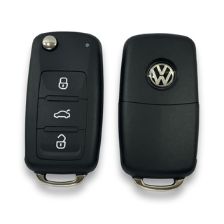 Carcaça Chave Canivete 3 botões Vw Gol Voyage Fox UP Polo jetta G6 G7 2013 2014 2015 2016 Volkswagen em Oferta na Shopee