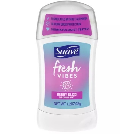 Desodorante FEMININO Suave Fresh Vibes, BERRYBLISS SEM ALUMINIO.