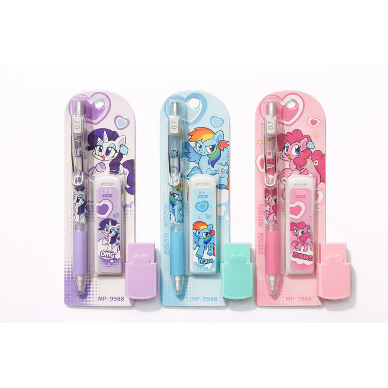 Lapiseira fofa de unicórnio | panda | fast food | cachorrinho| Limãozinho 0,7 com grafite + borracha