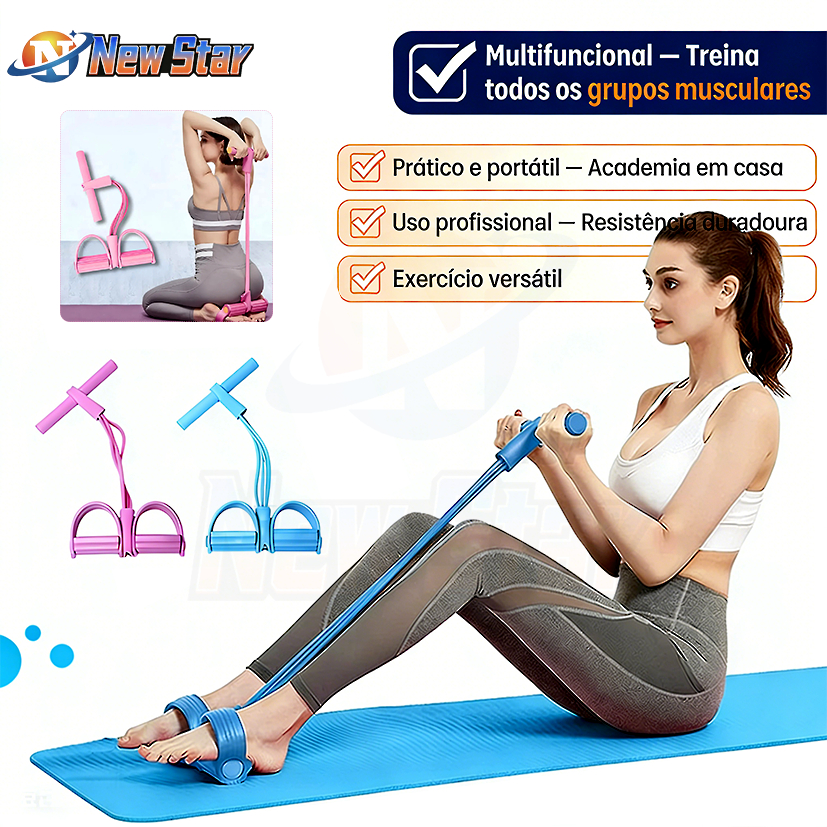 New Star Elástico Extensor Pull Reducer Multifunção Academia em Casa Uso Profissional em Oferta na Shopee