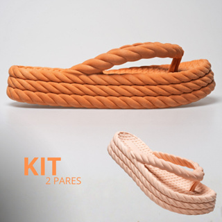 Kit Tamanco 1 e 2 Pares 3 Trança Leve Passeio em Oferta na Shopee