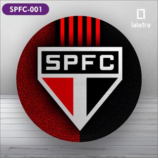 Capa Painel Redondo de Festa Veste Fácil Sublimados Tema São Paulo FC Decoração Exclusiva. em Oferta na Shopee