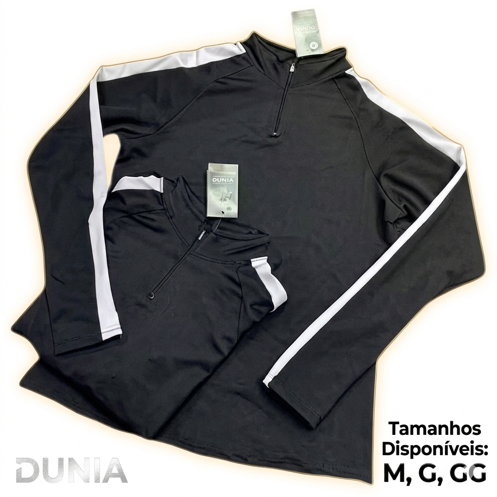 Jaqueta Masculina Esportiva Dri Fit | Tecido Suplex Flanelado