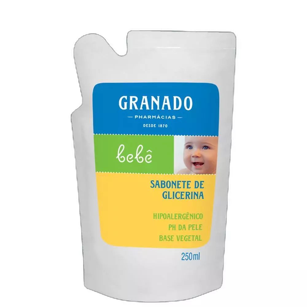 Sabonete Líquido Infantil Granado Bebê Glicerina Refil 250ml