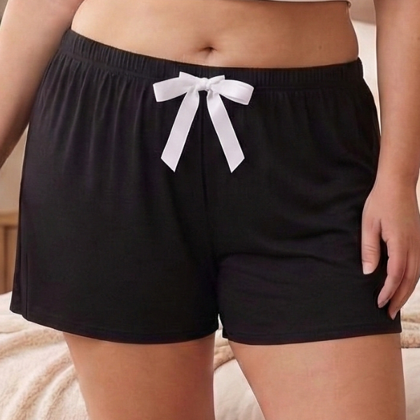 Short Avulso Plus Size Confortável Suede Feminino Dormir Toque de Algodão em Oferta na Shopee