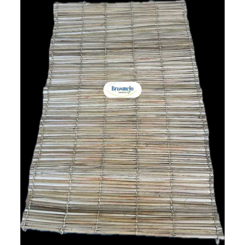 Esteira de Palha Taboa Natural Aprox. 176x1m Praia Camping Decoração Versátil em Oferta na Shopee