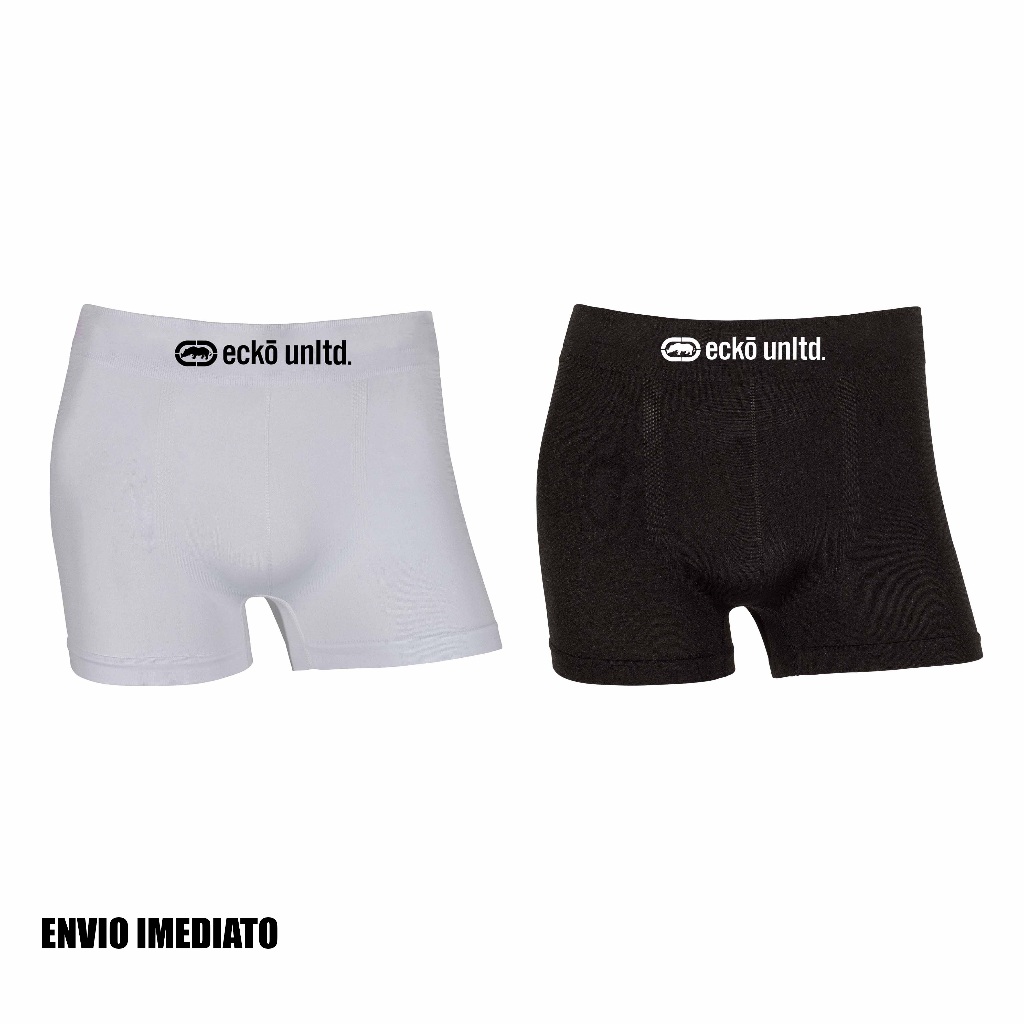 Kit 2 cuecas boxer Ecko Originais Microfibra confortáveis Sem Costura