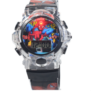 Relogio Infantil Menino Digital Masculino Relógio Homem Aranha Com luzes e Som em Oferta na Shopee