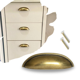 Kit 8 Puxadores de Gavetas Armários Cômodas Móveis Portas Ouro Velho em Oferta na Shopee