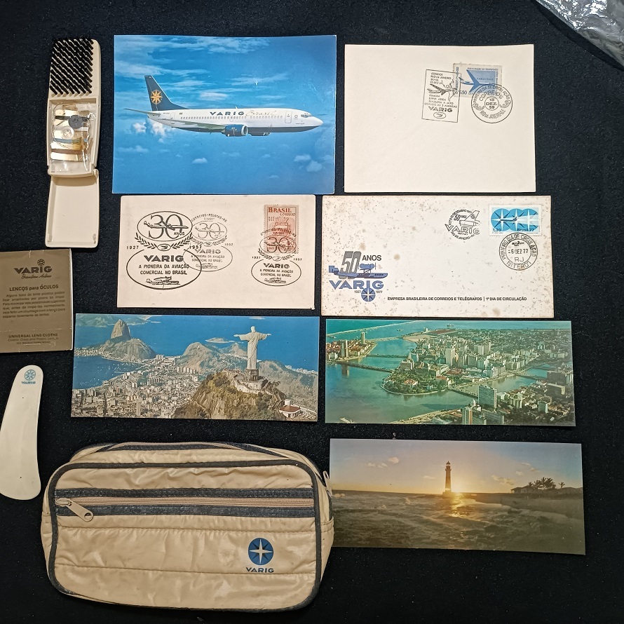 Varig Aviação Memorabília Utensílios Viagem - Raridades