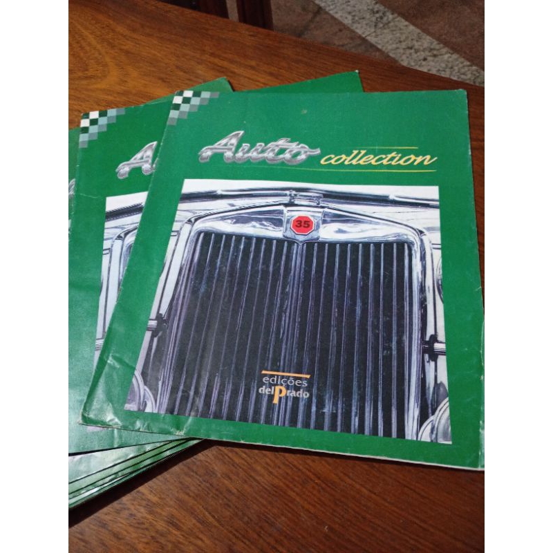 Coleção de revistas Auto Collection da editora Ediciones Del Prado antigo vintage colecionável