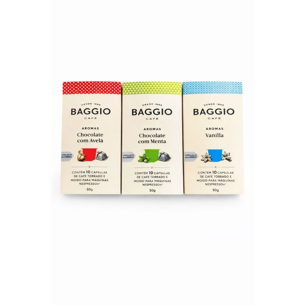 Kit Cápsulas de Café Baggio Café Nespresso 30 Cápsulas