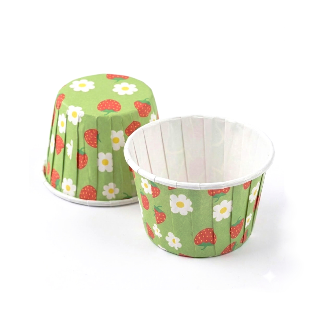 20 peças mini forros redondos cupcake enrolados em papel copo de muffin copo de bolo 5*3.9 Tamanho