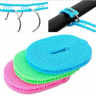 Corda De Varal nylon Antiderrapante Para Cabides Ajustável 5 Metros em Oferta na Shopee
