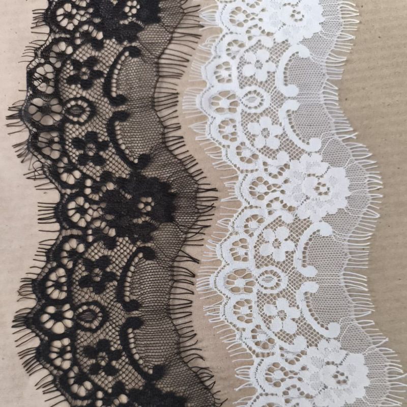 3 metros ou 6 metros Renda chantily/cor branca/largura 7cm/