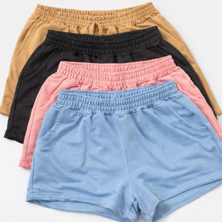 Short Feminino Moletinho Moletom liso com Bolso em Oferta na Shopee