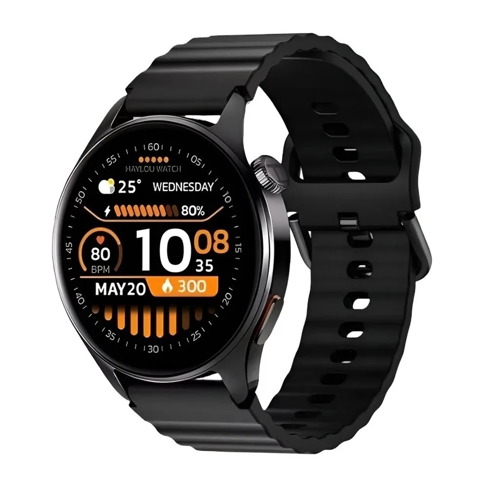 Relogio Smartwatch Haylou Watch 4S GPS Tela Amoled 1,43 Bluetooth 5.3 Preto HF012