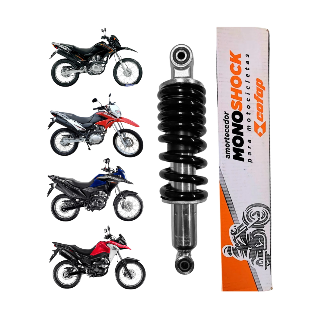 Amortecedor Suspensão Traseiro Central NXR Bros 125 150 160 Xre 190 de 2004 até 2025 Original Cofap