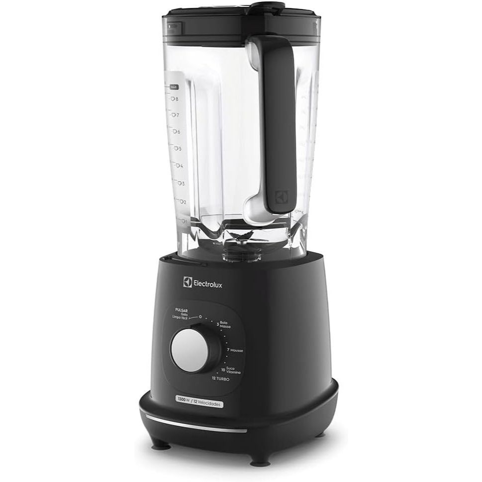Liquidificador Electrolux 1300W 3,2L Efficient TriForce 3 Velocidades Preto (EBL1300) - 127V em Oferta na Shopee