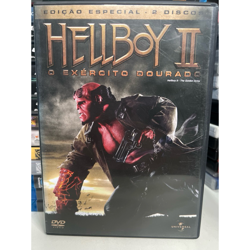 DVD Hellboy II O Exército Dourado Filme Original Fantasia Ação