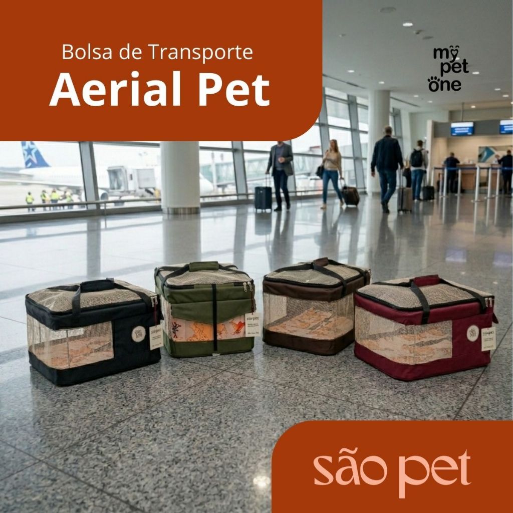 Bolsa Transporte Aéreo Pet Para todas as Linhas Aéreas Cabine Respirável Para Cachorro e Gato em Oferta na Shopee