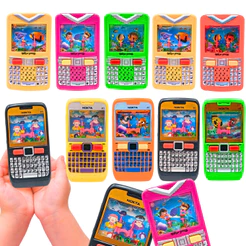 Kit 10 Brinquedo Jogo Argola Joguinho Celular Telefone AquaPlay Lembrancinha Festa Criança Atacado