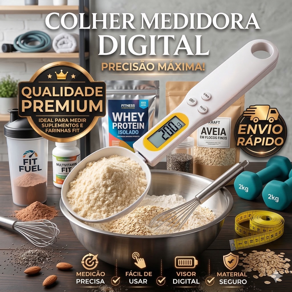 COLHER BALANÇA DIGITAL 500G PRECISÃO PARA DIETAS FITNESS ACADEMIA COZINHA PROFISSIONAL CASA em Oferta na Shopee