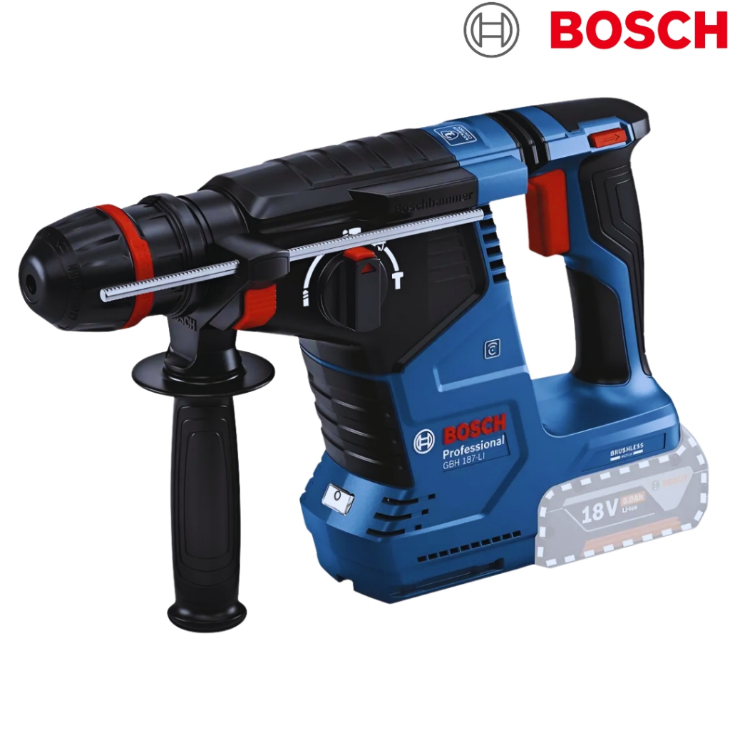 Martelete rompedor Bosch GBH 187-LI 18V Brushless Sem bateria