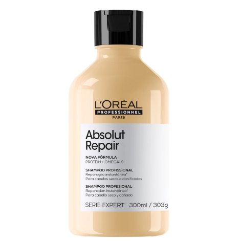 Shampoo L'oréal Gold Quinoa + Protein Absolut Repair -300ml