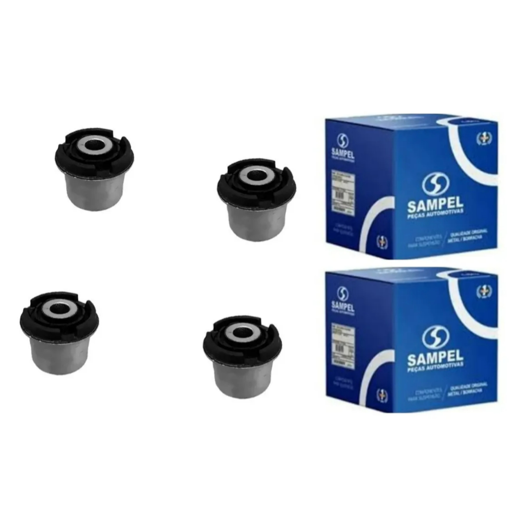 Kit 4 Bucha Bandeja Balança Superior Nova Ford Ranger 2013/