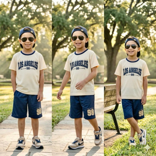 Conjunto Infantil Masculino Verão Camiseta + Bermuda Dry Fit Roupas Menino 4 ao 12 Anos Estiloso em Oferta na Shopee