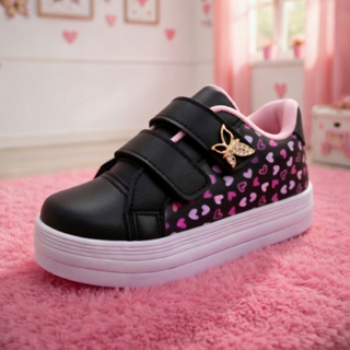 Tênis Infantil Menina Velcro ( Borboleta ) em Oferta na Shopee