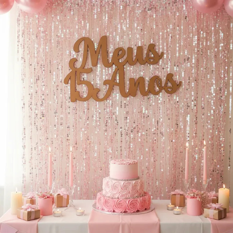 Lettering Decoração Meus 15 Anos MDF Cru 3mm Diversas Medidas em Oferta na Shopee