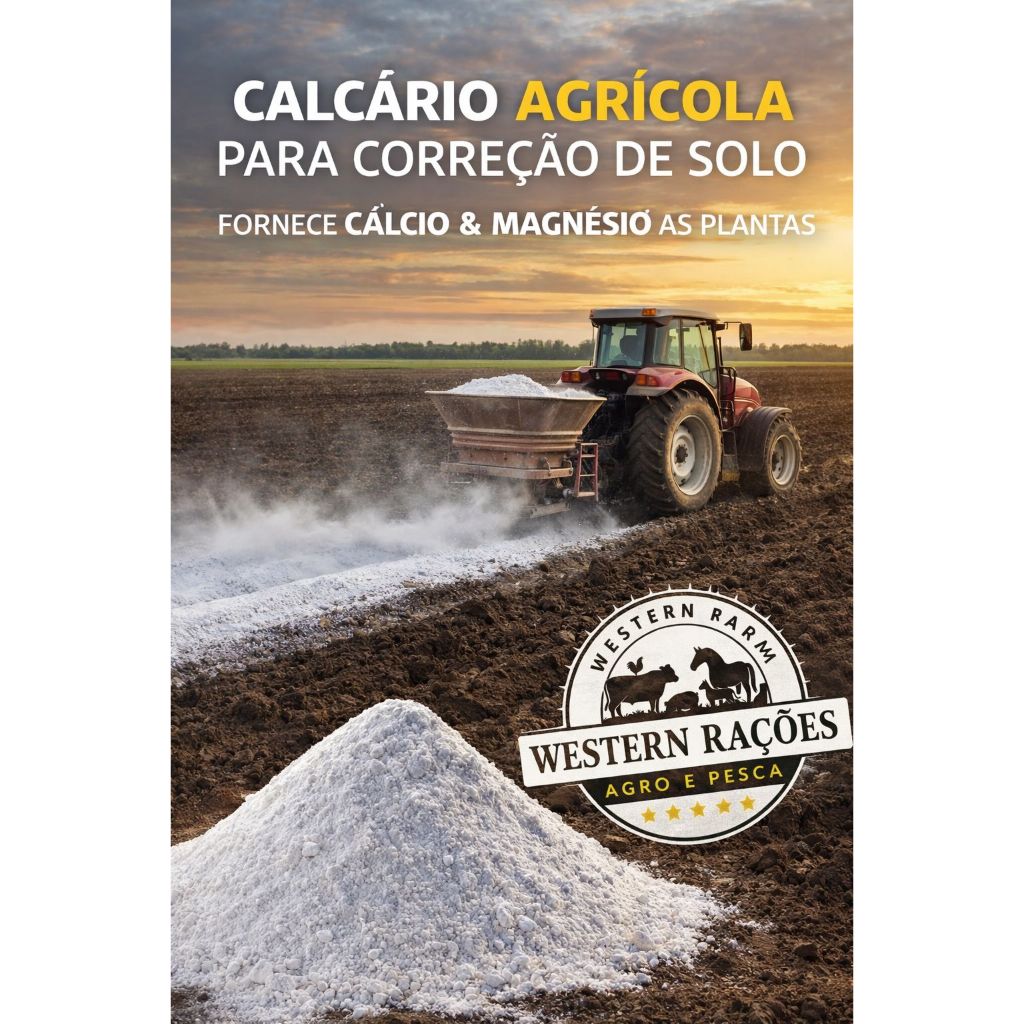 Calcário Agrícola - Calcario Mineral Agricola - Corretivo Solo