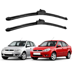 Par Palheta Limpador Parabrisa Dianteiro Ford Fiesta 2003 2004 2005 2006 2007 2008 2009