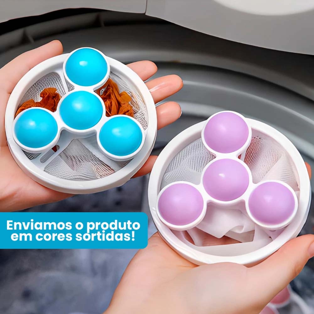 1/2/3 Peças Filtro Flutuante Coletor De Pelos- Fiapos -Reutilizável - Filtro Papa Bolinhas- Maquina De Lavar