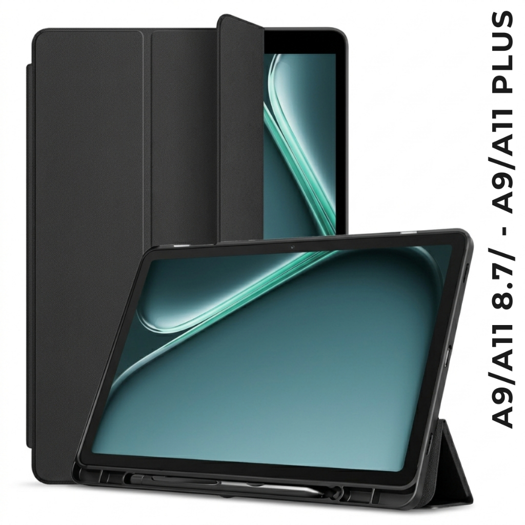 Capa Smart Case c/ Slot Caneta Tablet Galaxy Tab A9/A11 8.7" X115/X133 - A9+/A11+ Plus 11" X210/X230