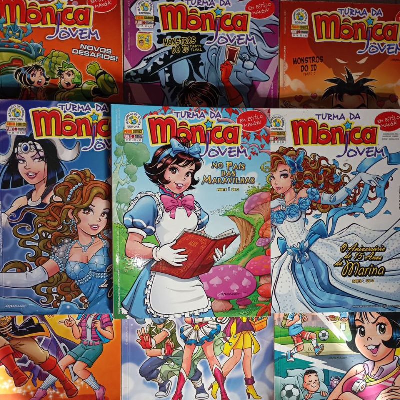 Revista Gibi Mangá Turma da Mônica Jovem - 1° série Panini