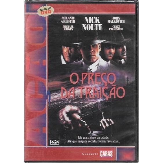 DVD: O Preço da Traição (filme de ação) legendado (c/ Nick Nolte, Melanie Griffith, John Malkovich)