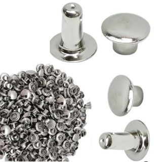 Rebite n°3 De Pressão Para Artesanato 35 Unidades Prateado, Artigos de confecções Armarinhos em Oferta na Shopee