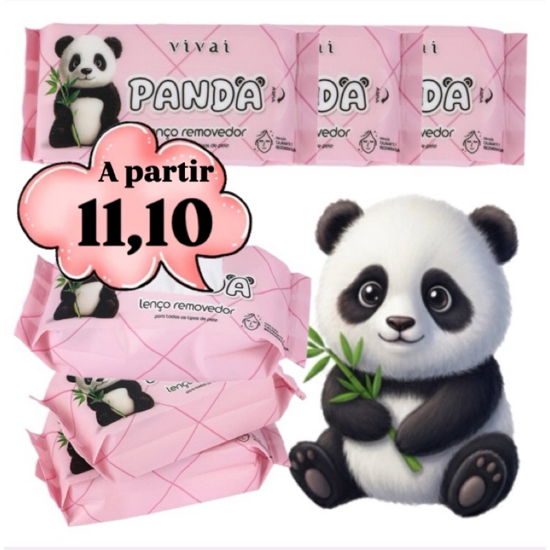 Lenços Removedores de Maquiagem PANDA – Vivai