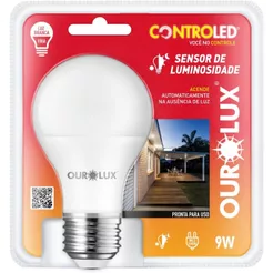 Lâmpada Inteligente Sensor Luminosidade 6500k 9w Bulbo E27 Cor Da Luz Branco-frio 127/220v