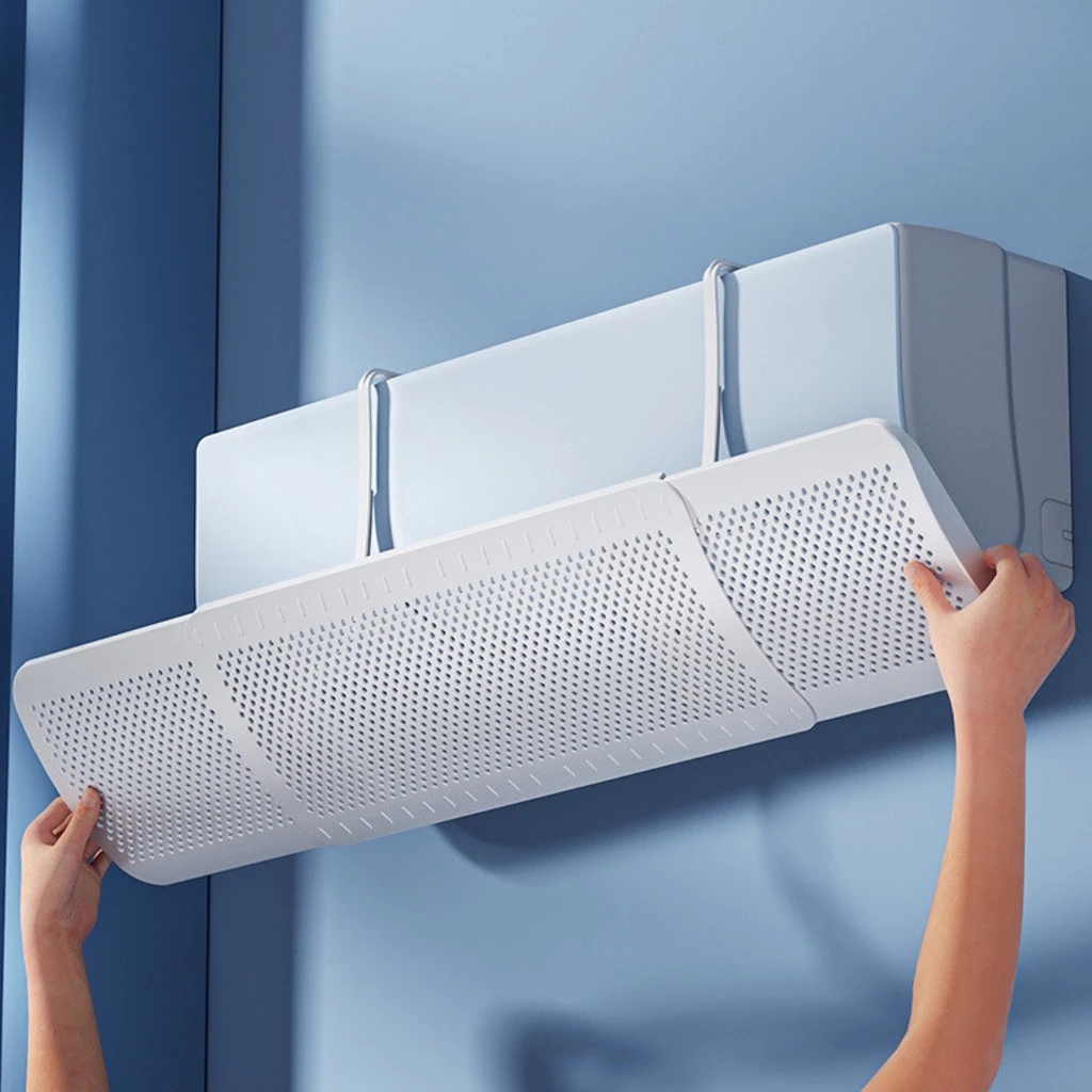 Defletor ar condicionado direcionador vento proteção placa ajuste suporte ventilação de achadinhos